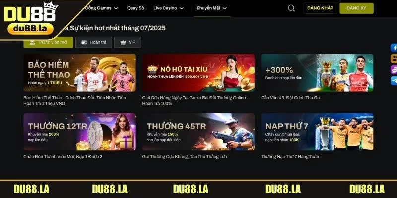 Giới thiệu tổng quan về sân chơi thể thao DU88