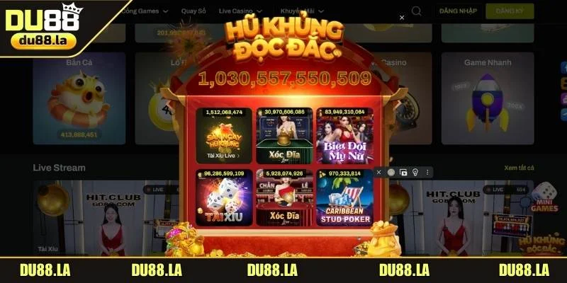 Những đối tác uy tín đứng sau casino DU88
