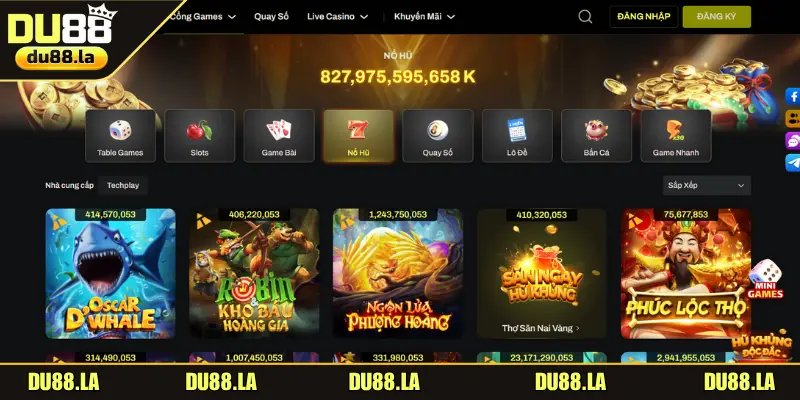 Sảnh game nổ hũ - Nơi đổi đời nhanh chóng nhất